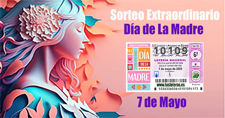 cartel sorteo extraordinario dia de la madre 2023